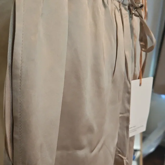 Quince Washable Silk Drawstring Wide Leg Pants Small - Picture 4 of 7